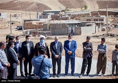 آیین افتتاح آبرسانی به روستای محروم تنوره - کرمانشاه