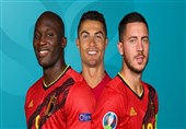 یورو 2020| اعلام ترکیب اصلی تیم‌های ملی بلژیک و پرتغال