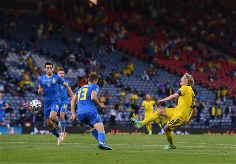 یورو 2020| اوکراین در آمار برتر از سوئد بود
