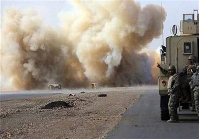انفجار در مسیر کاروان ائتلاف آمریکایی در جنوب بغداد