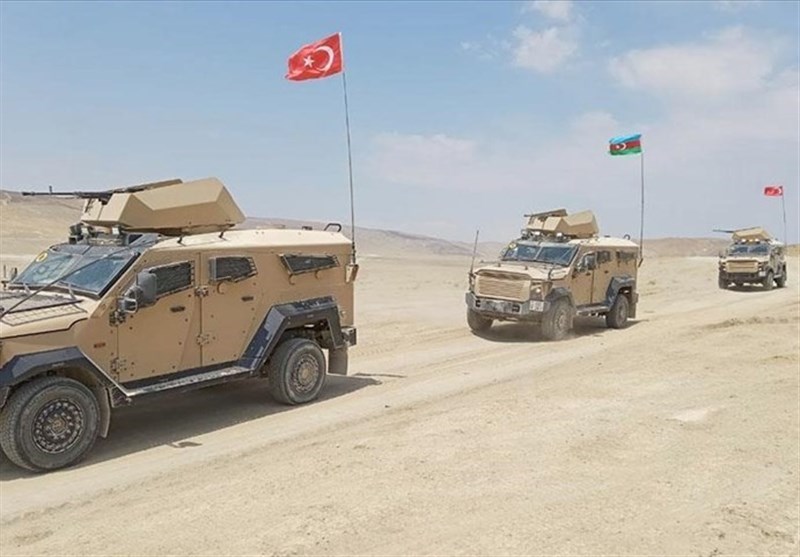 رزمایش مشترک نظامی ترکیه و جمهوری آذربایجان در باکو