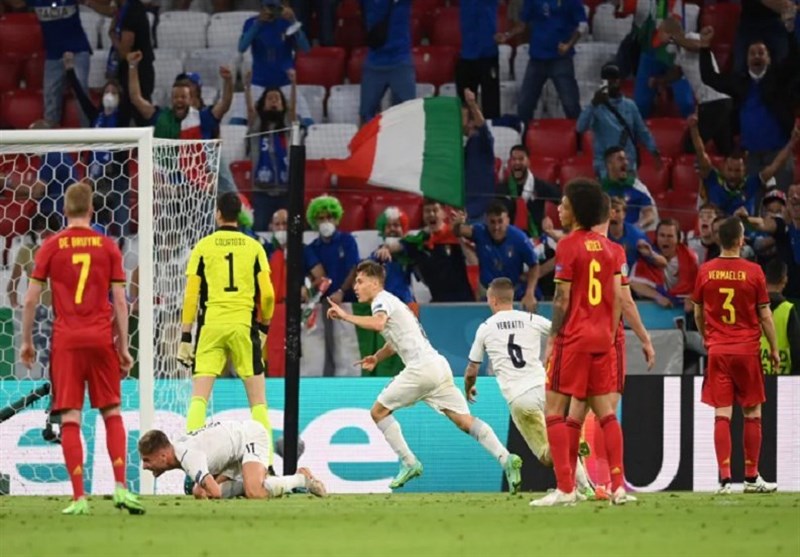 یورو 2020| پیروزی یک نیمه‌ای ایتالیا مقابل بلژیک