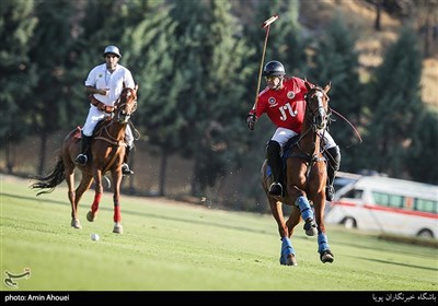 مسابقه رده بندی چوگان جام بهران بین تیم های خرگوش دره و قصرفیروزه