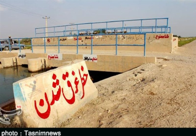 شنا در کانال‌های آبیاری و تأسیسات آبی استان قزوین ممنوع شد