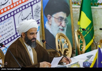 سخنرانی حجت‌الاسلام احسان بی‌آزار تهرانی رئیس جشنواره بزرگ صالح 