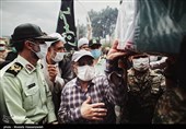 ورود پیکر 2 شهید گمنام دوران دفاع‌مقدس به استان گلستان