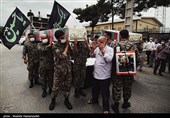 ورود پیکر 2 شهید گمنام دوران دفاع‌مقدس به استان گلستان