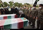 ورود پیکر 2 شهید گمنام دوران دفاع‌مقدس به استان گلستان