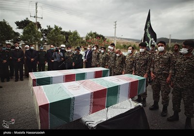 ورود پیکر 2 شهید گمنام دوران دفاع‌مقدس به استان گلستان