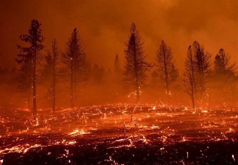 California Wildfire Advances As Heat Wave Blankets Western US
