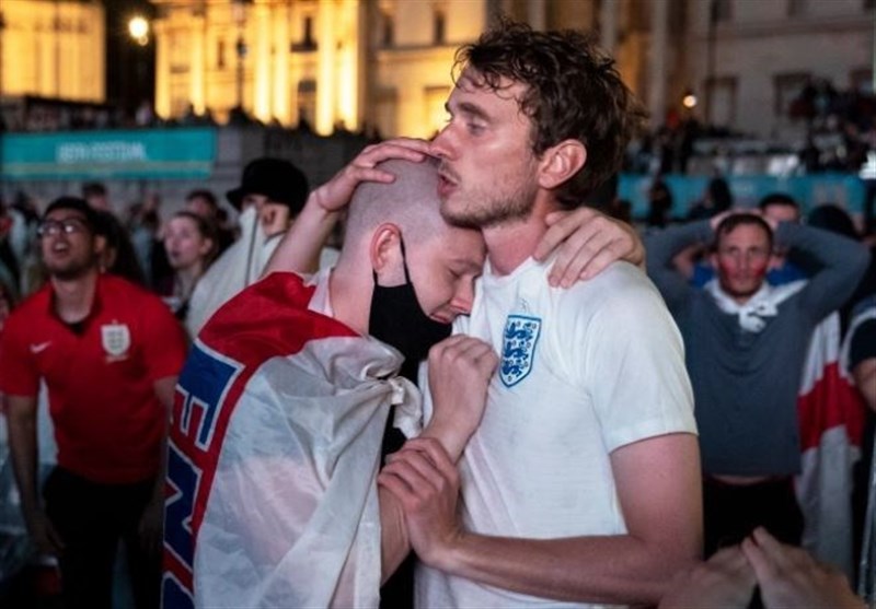 یورو 2020| روایت تصویری از حسرت و اندوه انگلیسی‌ها پس از شکست در فینال