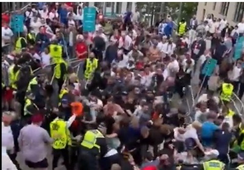 Viral Video Shows England Fans Attack Italians outside Wembley