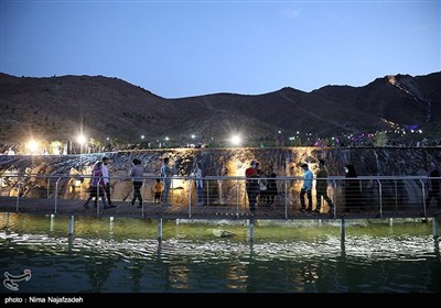 افتتاح پروژه کوهشار، بزرگترین آبشار مصنوعی ایران