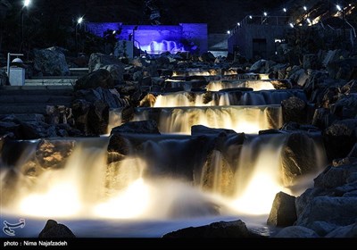 افتتاح پروژه کوهشار، بزرگترین آبشار مصنوعی ایران