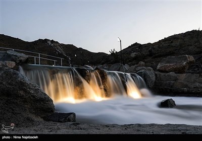 افتتاح پروژه کوهشار، بزرگترین آبشار مصنوعی ایران