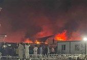 عراق|مردم ناصریه خواستار مشخص شدن عوامل آتش سوزی شدند