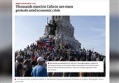 Western Media Use Images of Pro-Government Rally, to Illustrate Cuban Unrest