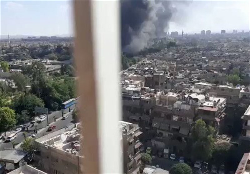 مهار آتش سوزی در جنوب دمشق+تصاویر