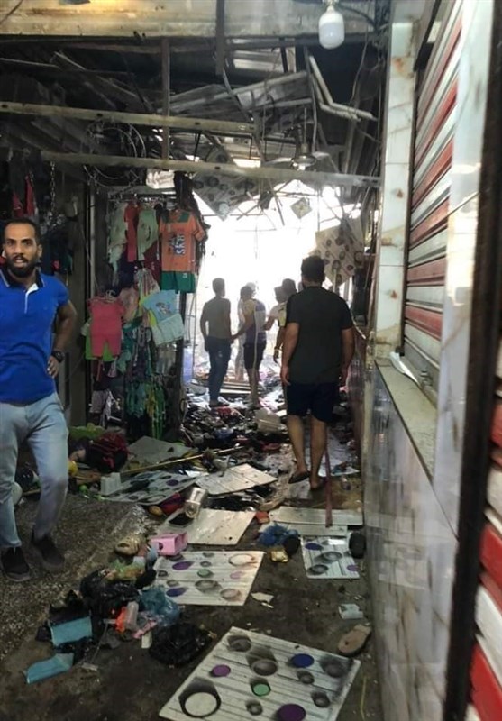 انفجار در شهرک صدر بغداد بیش از 60 کشته و زخمی به جای گذاشت+فیلم