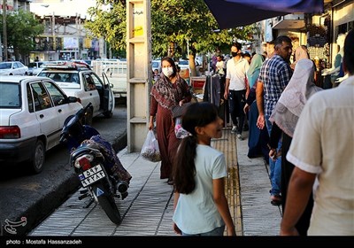 خیابان های شهرستان آق قلا بدلیل شدت گرفتن بیماری کرونا خلوت تر از سال های قبل است