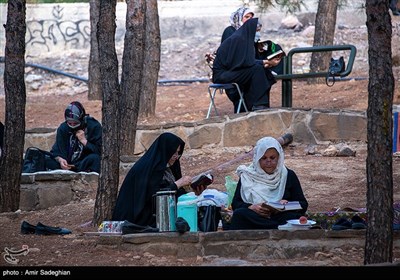 دعای عرفه در جوار قبور مطهر شهدای گمنام -شیراز 