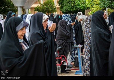 نماز عید سعید قربان در حرم مطهر حضرت شاهچراغ (ع)