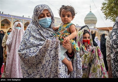 نماز عید سعید قربان در حرم مطهر حضرت شاهچراغ (ع)