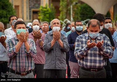 نماز عید سعید قربان در حرم مطهر حضرت شاهچراغ (ع)