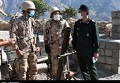 بازدید میدانی فرمانده سپاه بیتالمقدس از شهرستان مرزی سروآباد/ امنیت پایدار ایران توسط خود ملت حاصل شده است+ تصاویر