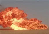 حادثه در خط لوله انتقال نفت در روستای &quot;رمیص&quot; استان خوزستان + فیلم