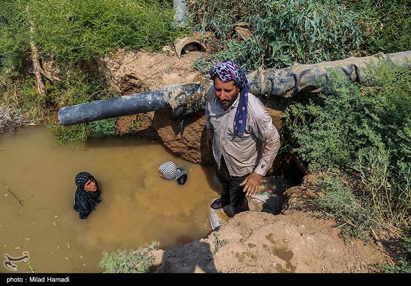 رسیدن آب به دحیماوی و رفیع - خوزستان- عکس استانها تسنیم | Tasnim