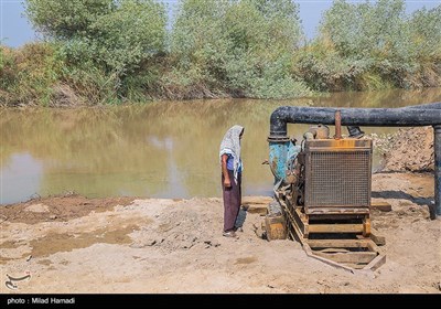 رسیدن آب به دحیماوی و رفیع - خوزستان