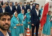 حمل پرچم ایران توسط صمد نیکخواه در المپیک در بین لحظات ورزشی برتر سال 2021
