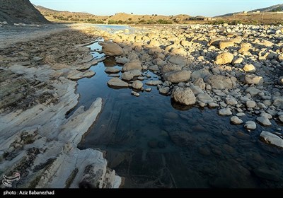 خشک شدن رودخانه کشکان لرستان
