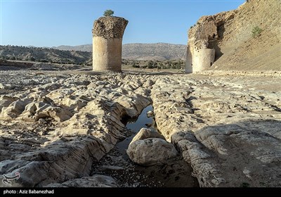 خشک شدن رودخانه کشکان لرستان