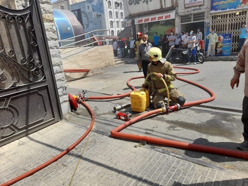 آتش‌نشانی , سازمان آتش‌نشانی تهران , آتش‌سوزی , حوادث , اورژانس , 