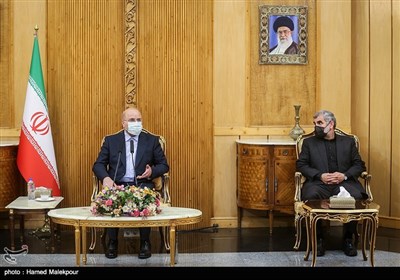 بدرقه رسمی رئیس مجلس شورای اسلامی در سفر به سوریه
