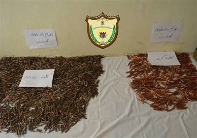 کشف 3680 عدد انواع مهمات جنگی در سردشت / تلاش مرزبانان برای دستگیری قاچاقچیان
