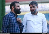 عبدالرضاهلالی و محمدحسین پویانفر در مراسم جشن عیدغدیرخم ،حرم امام زاده صالح (ع)