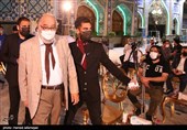 داریوش ارجمند بازیگر سینما و تلویزیون در مراسم اختتامیه جشنواره بزرگ صالح