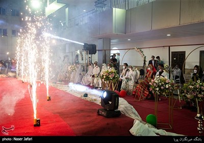مراسم جشن ازدواج 21 زوج در عید غدیر