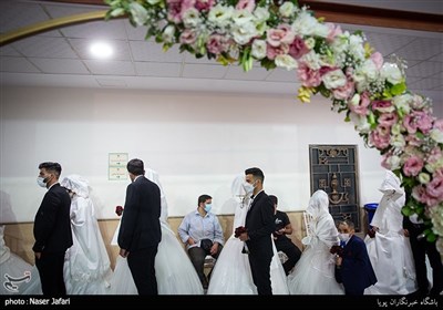 مراسم جشن ازدواج 21 زوج در عید غدیر