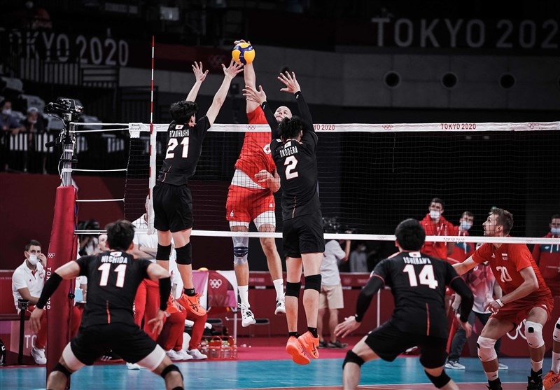 المپیک 2020 توکیو| تداوم صدرنشینی والیبال لهستان با پیروزی بر ژاپن