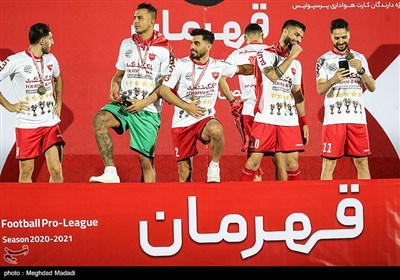 جشن قهرمانی پرسپولیس در لیگ بیستم