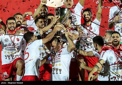 جشن قهرمانی پرسپولیس در لیگ بیستم