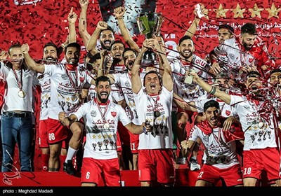 جشن قهرمانی پرسپولیس در لیگ بیستم