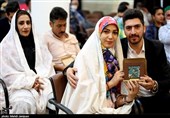 جشن پیوند آسمانی در آستان مقدس امامزاده زینب(س) اصفهان به روایت تصویر
