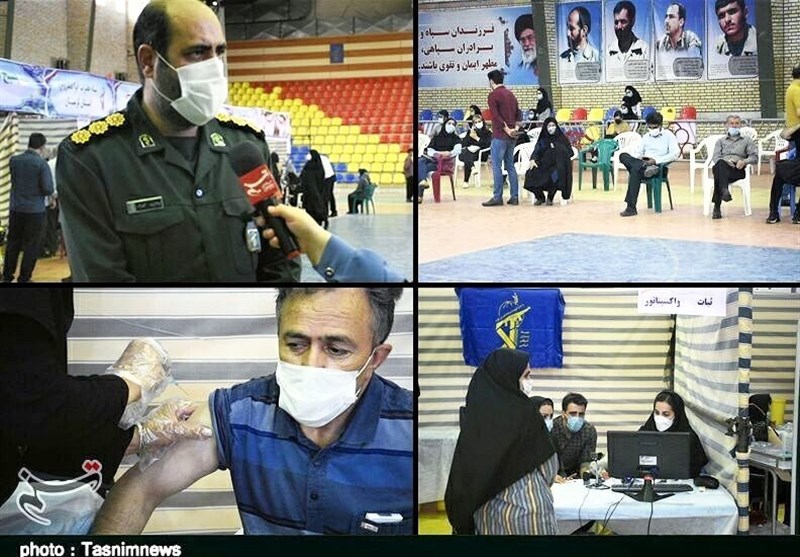 7 مرکز تجمیعی واکسیناسیون توسط سپاه پاسداران در استان لرستان راه‌اندازی شد + فیلم