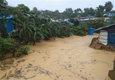  طوفان و سیل به کمپ پناهندگان روهینگیا در بنگلادش رحم نکرد 