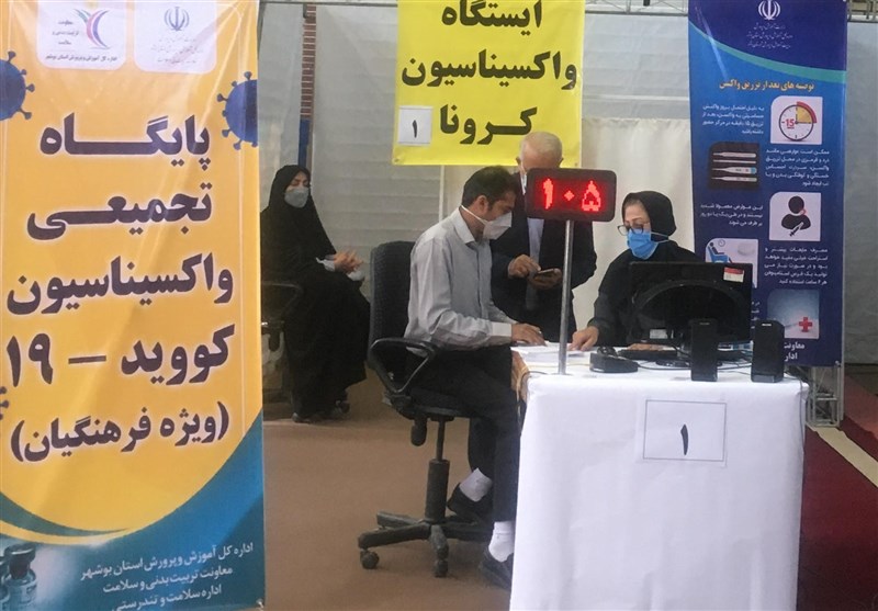 بیش از 18 درصد جمعیت بالای 18 سال استان بوشهر علیه کرونا واکسینه شدند
